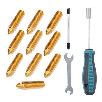 10-PCS Brass Nozzle Kit – X4/X3
